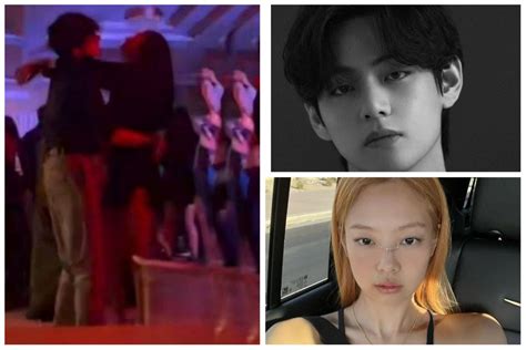 More photos of BTS’ V, BLACKPINK’s Jennie together。